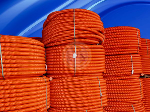 If the building is the body, then the spiral plastic pipe is the blood vessels